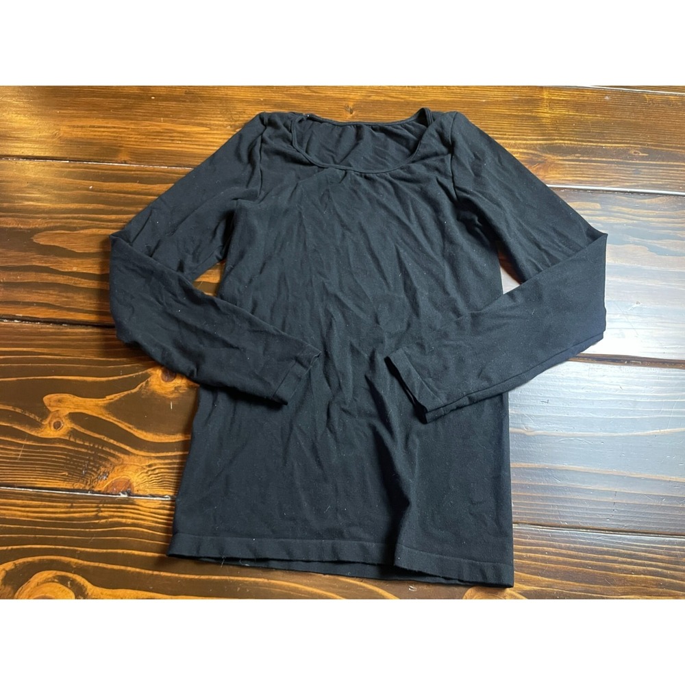 M. Rena Shirt, Women's One Size, Black, Long Sleeve, Stretch